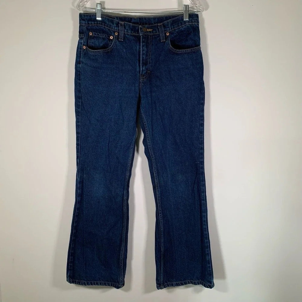Jordache Jeans Women’s 11 12 Dark Wash Bootcut Denim Mid Rise